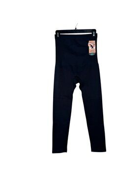 Shapermint NEW High Waisted Shaping Leggings LG Black Smoothing Shapewear #42075